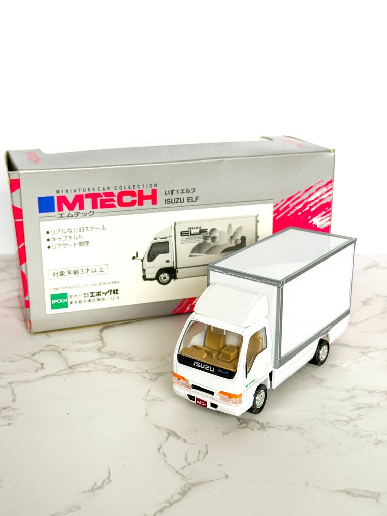 Mtech 1:43 - Model samochodu - Isuzu ELF Truck – 1:43 Scale – MTECH / Epoch Co. Ltd (Made in Korea) #1.0