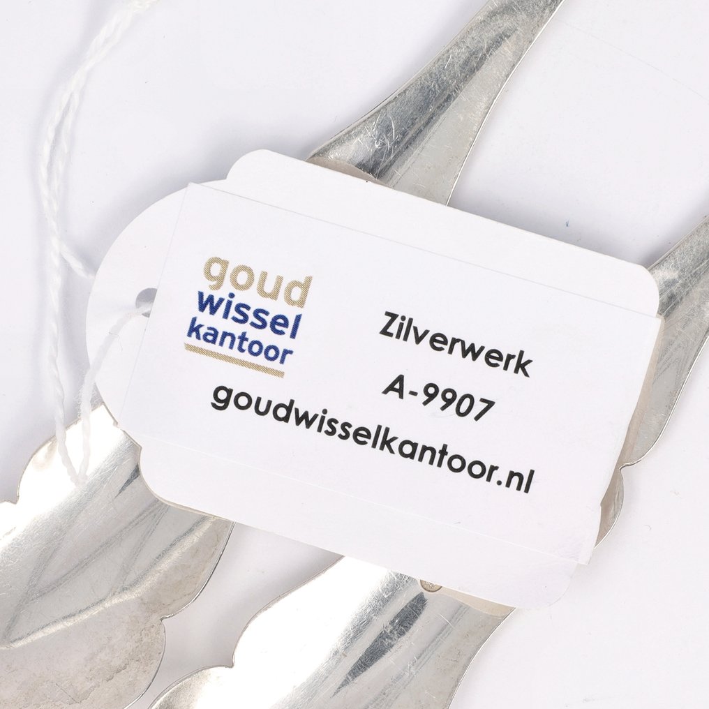 J.M. van Kempen & Zonen - Zuurvork - Biedermeier - 1872 - Forchetta (2) - .833 argento #4.3