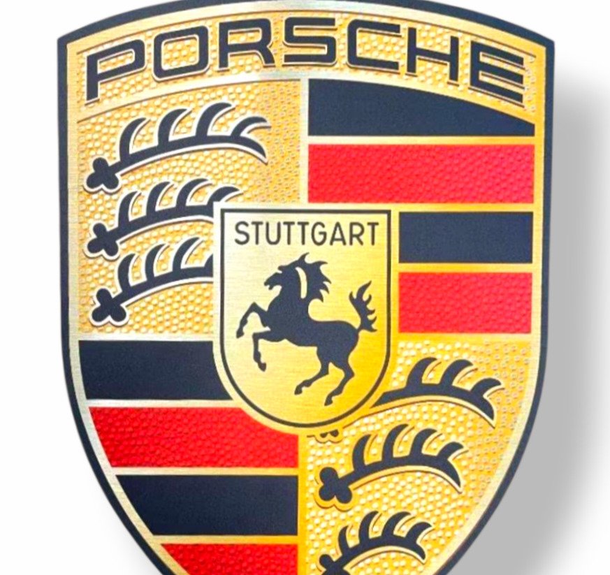Porsche 标志 - 标志 - PORSCHE 标志 - 塑料, 铝 #1.0