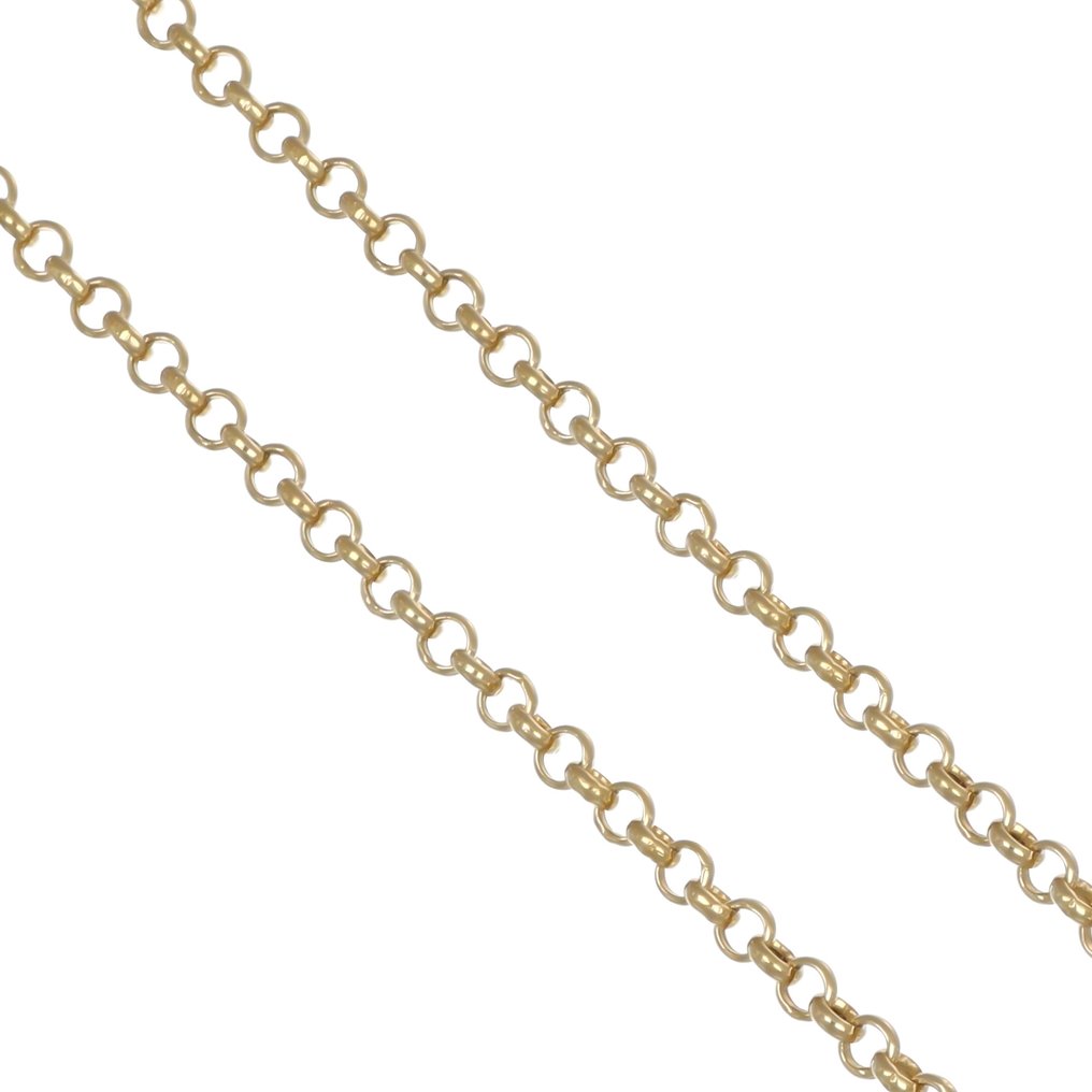 Κολιέ - 18 καράτια Ροζ χρυσό -  19.00ct. tw. Γρανάτης - Μαργαριτάρι #1.0