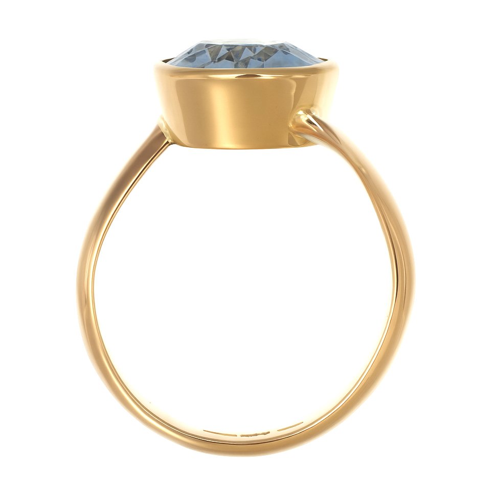 Anello - 18 carati Oro giallo -  5.00ct. tw. Topazio #3.2