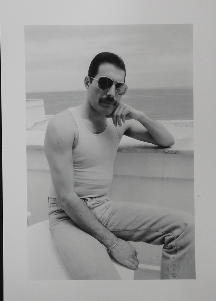Freddie Mercury - Iconic Legend - Fine Art Photographie - XL 42x30 cm - Limited Edition 02/20 - Gallery Stamp & Curator Signature - Collector - No Reserve #1.0