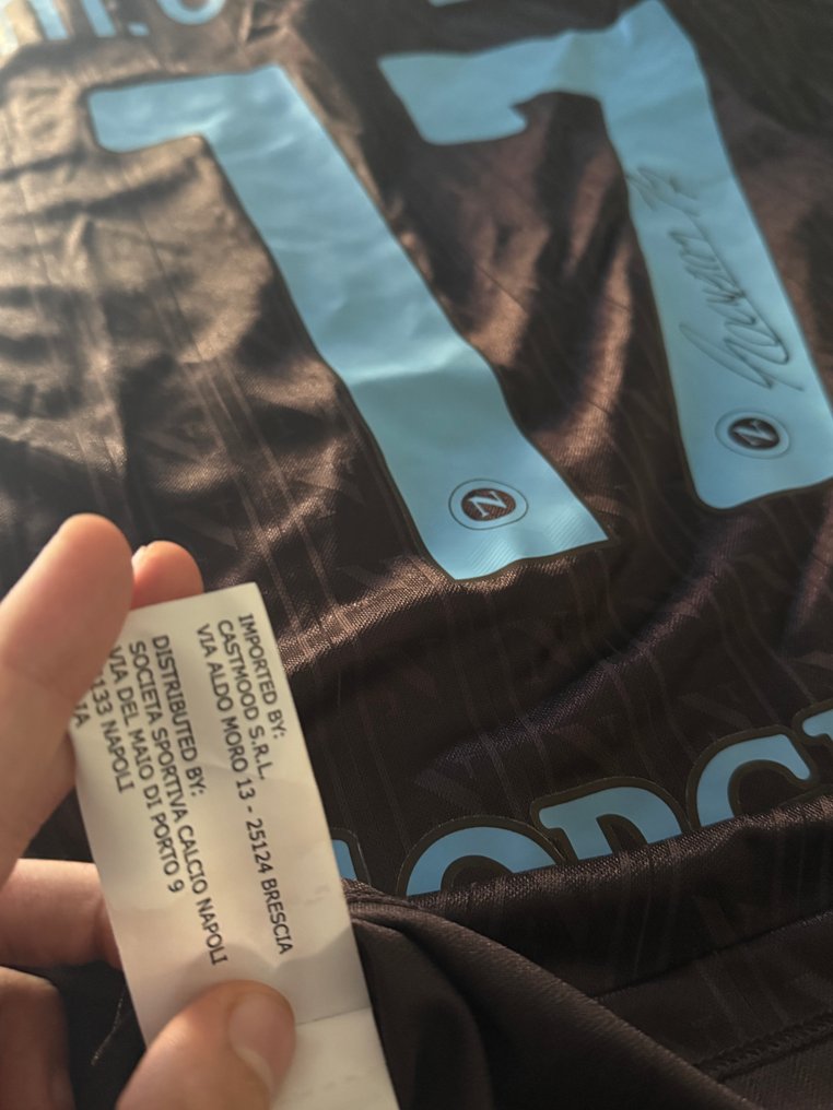 那不勒斯 - 意大利足球联盟 - Matihas Oliveira - 2025 - 足球球衣  #4.3