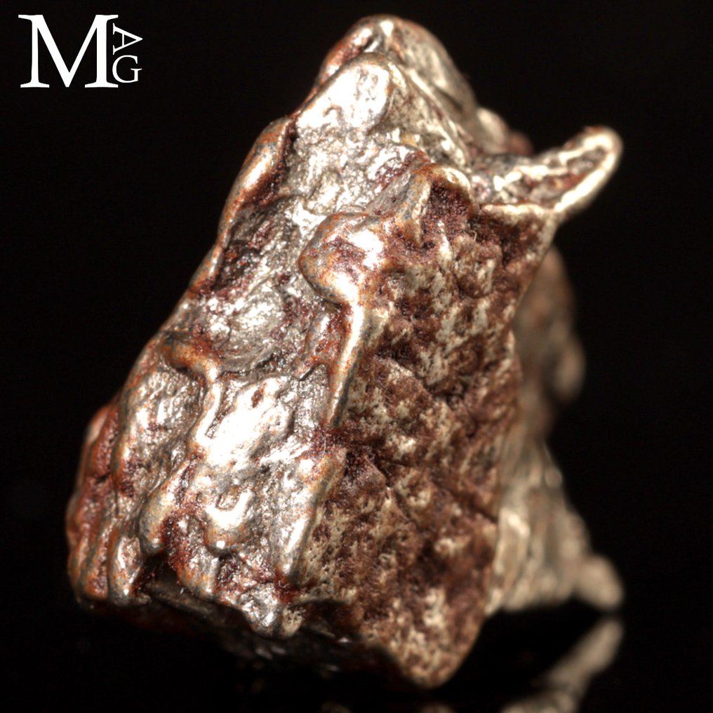 Campo del Cielo meteorite – iron-nickel with Widmanstätten structure - Height: 39 mm - Width: 25 mm - 40 g #1.0