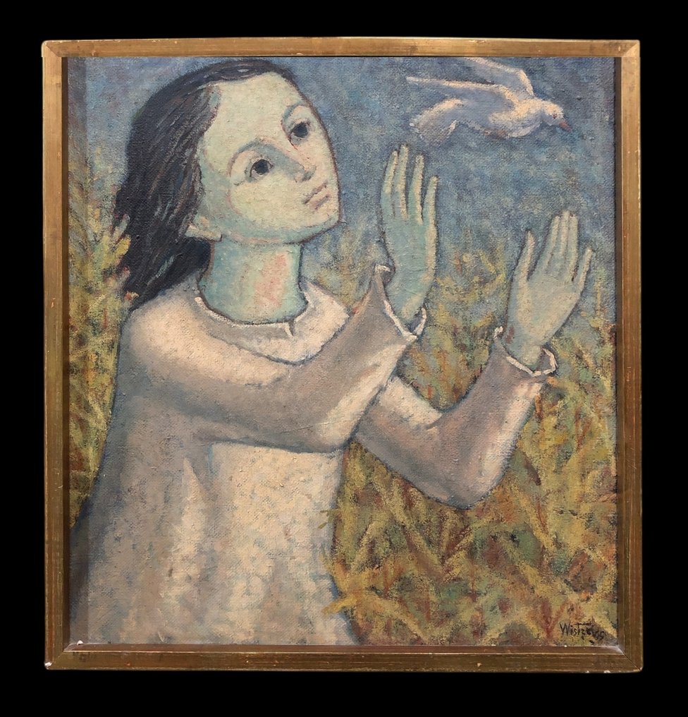 Expressionist School (c. 1960) - The angel of peace #2.1