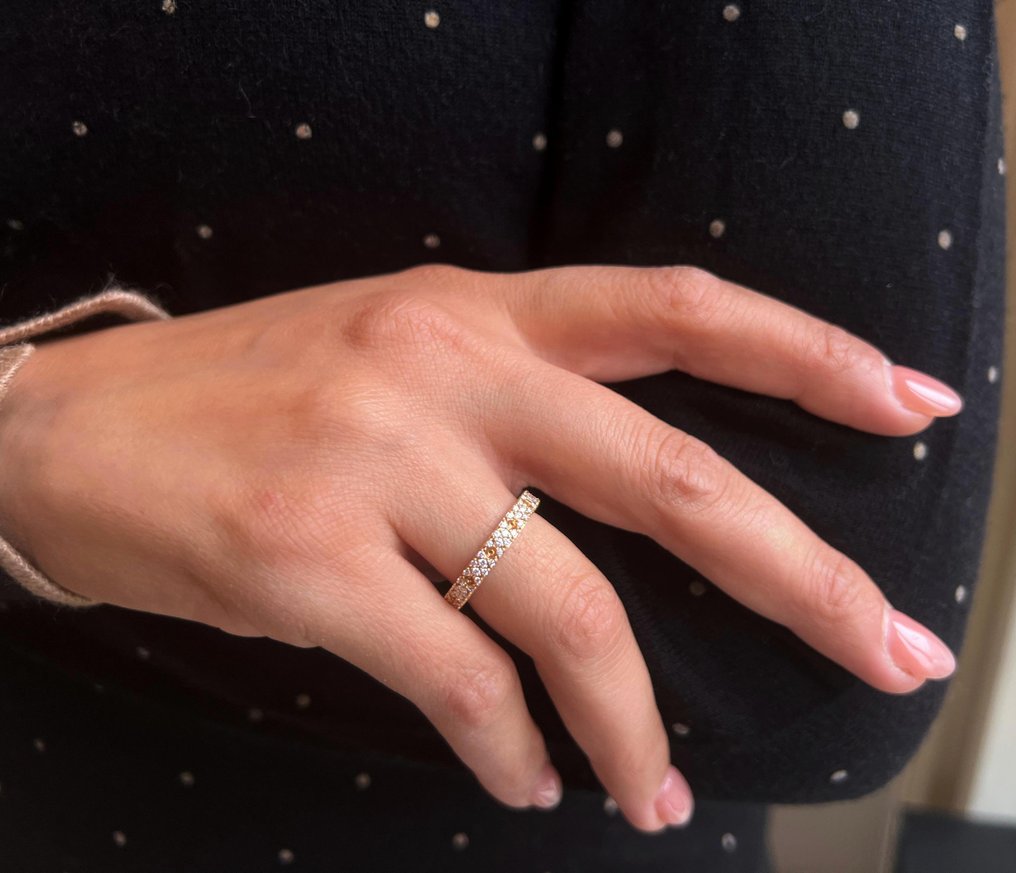 Roberto Coin - 戒指 - 18K包金 玫瑰金 #4.3