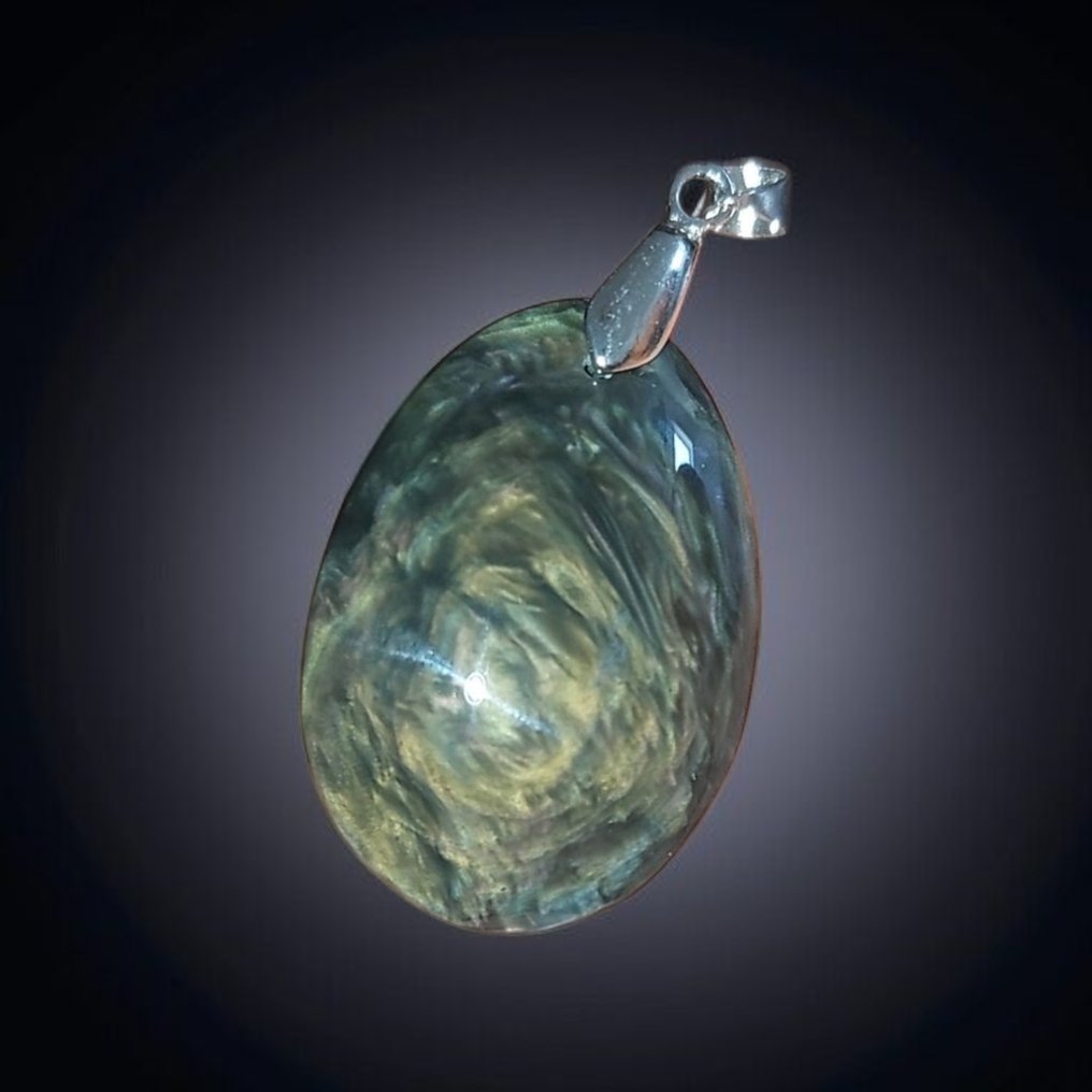 Set di obsidiane Manta huichol. Minerale raro di qualità molto bella. Pendenti in pietre naturali non trattate.- 153 g - (20) #4.3