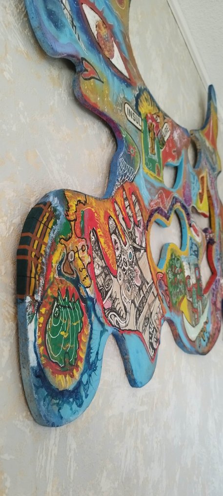 Pascal Manitoba (XX - "insu l'aire" ,oeuvre vendue par l'artiste #2.1