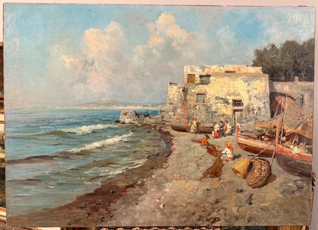 Luigi Bertolingrande (1912-1965) - Preparazione delle reti #2.1