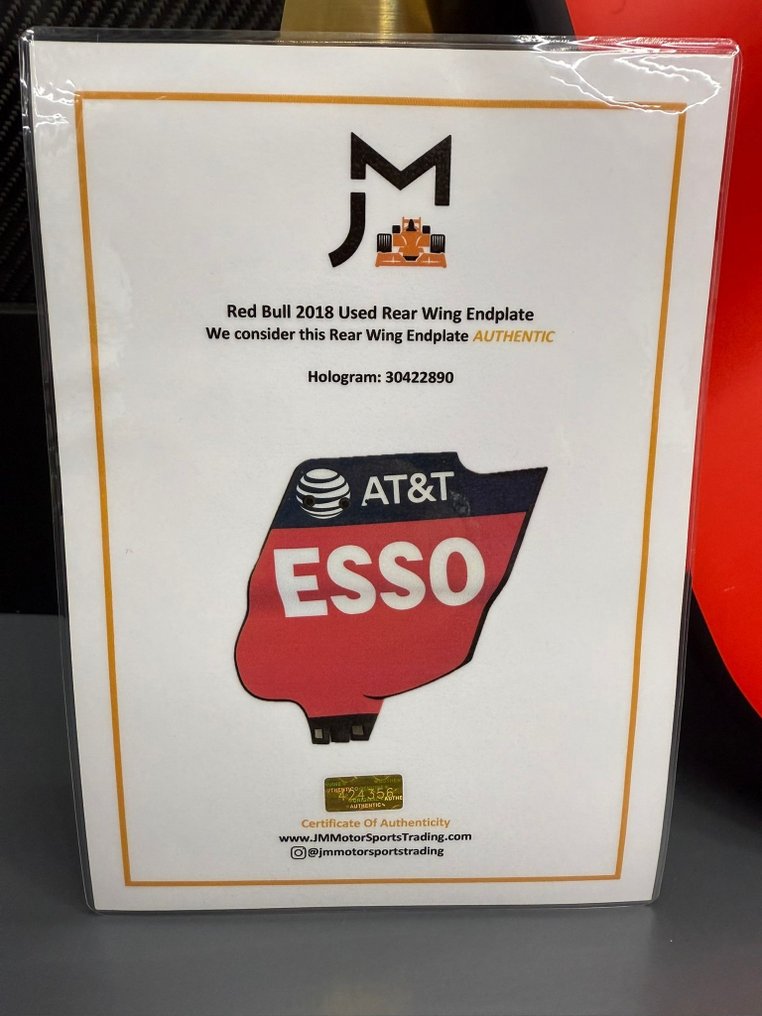 尾翼端板 - Red Bull - RB14 2018 #1.0