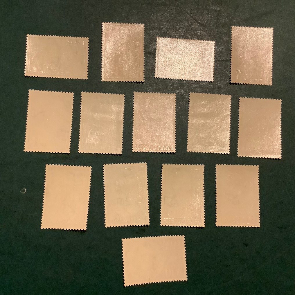 希臘 1957 - 国王和王后 - Michel 654/667 #4.3