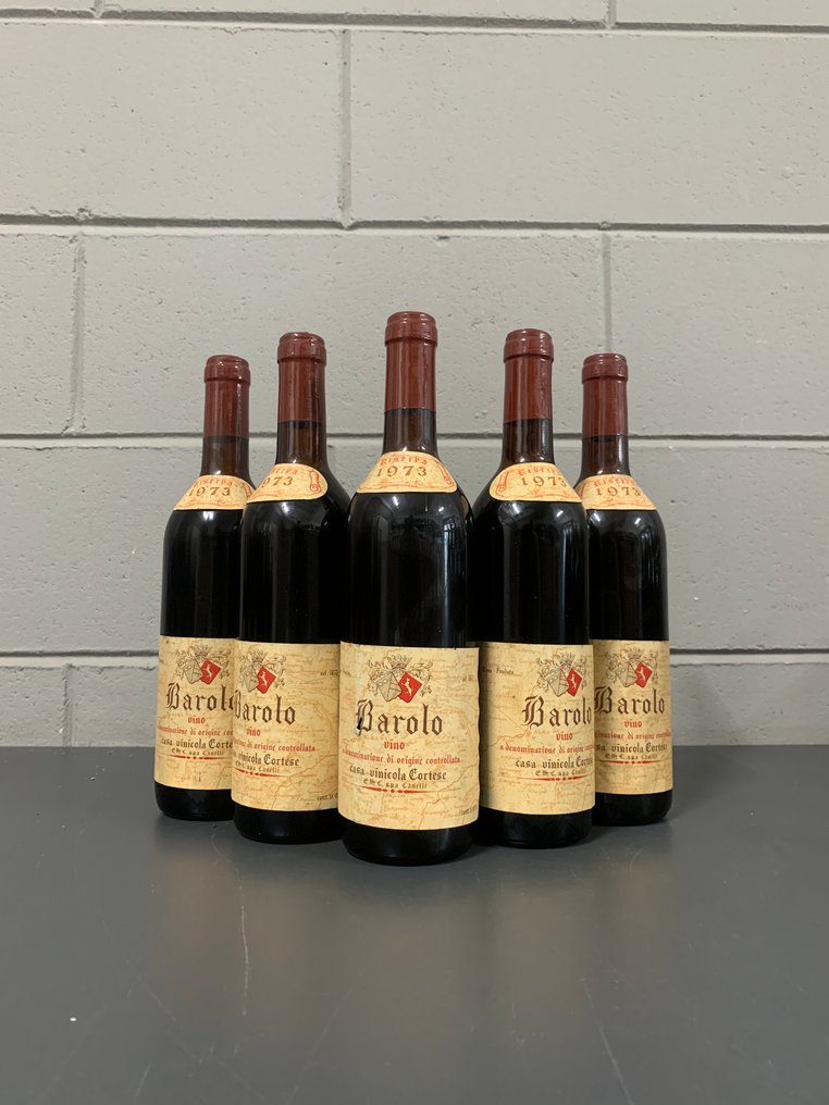 1973 Cortese - Barolo - 5 Botellas (0,72 L) #1.0