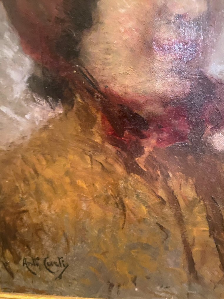 Antonio Curti (1858-1945) - Cappellino rosso #4.3