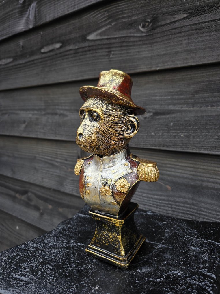 Άγαλμα, Dandy Style Monkey - 26,5 cm - Ρητίνη #3.2