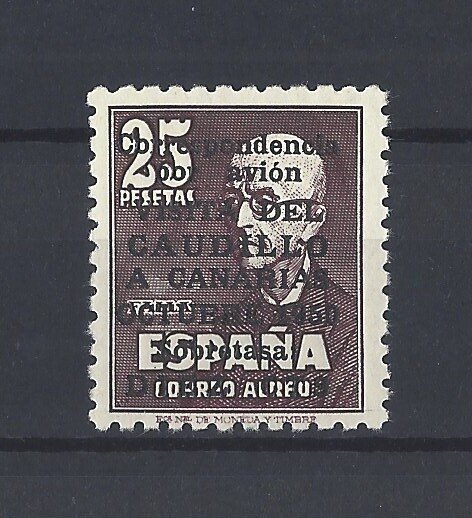 Ισπανία 1951 - Ο Caudillo επισκέπτεται τις Κανάριες Νήσους - καλά εστιασμένος. - Edifil nº 1090 #1.0
