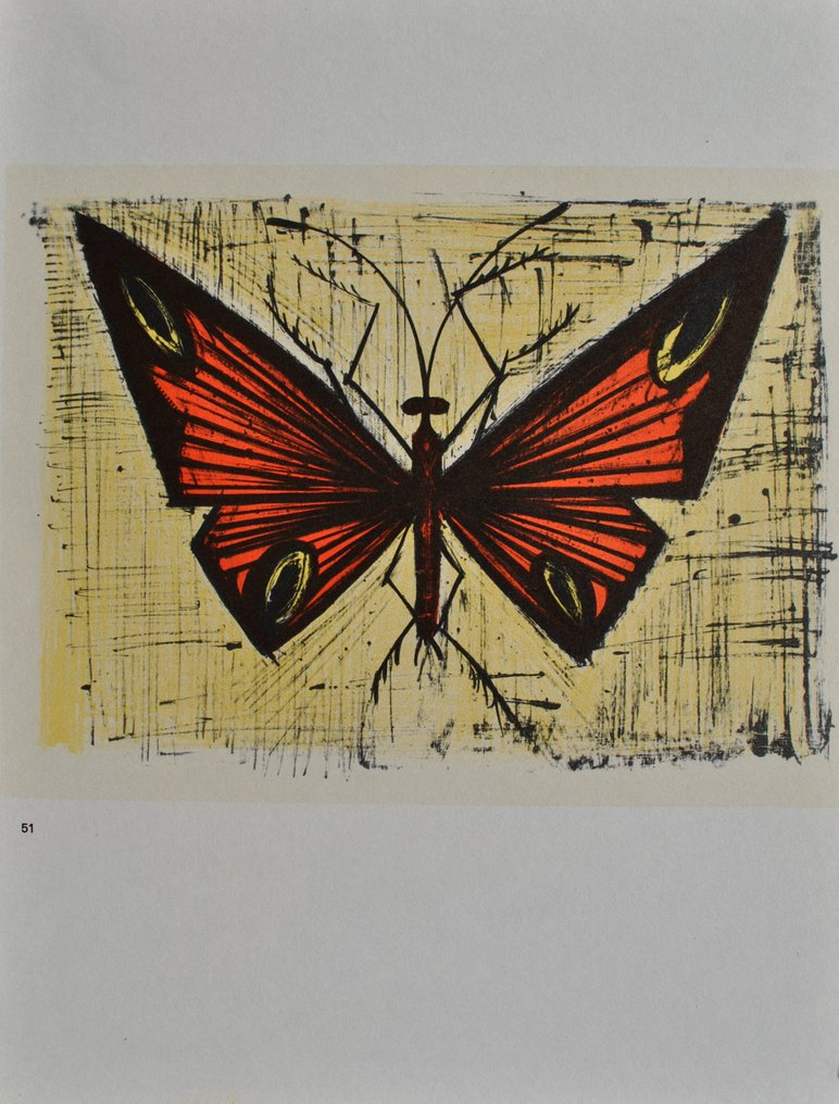 Bernard Buffet (1928-1999) - Les Insectes : 10 lithographies #3.2