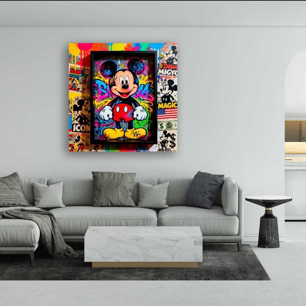 Urban3DArt (1971) - Vibrant Mickey Limited Edition #3.2