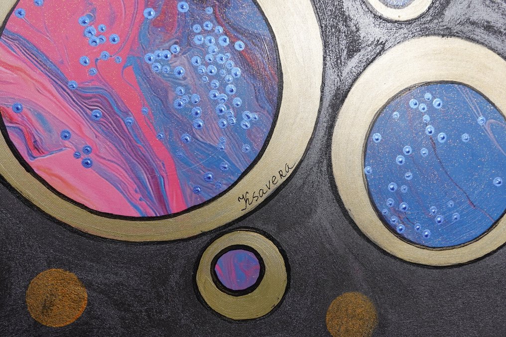 Ksavera - Abstract A1415 - abstract painting on XXL canvas #4.3