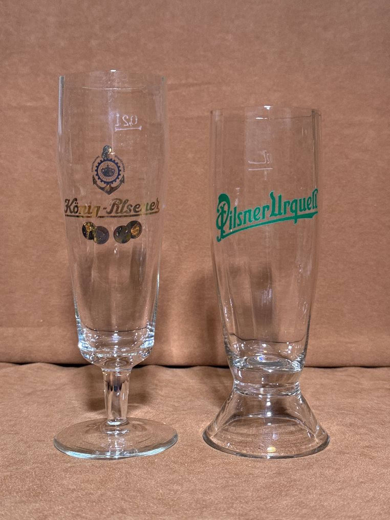 Themed collection - beer glasses - Pilsner Urquell, Record, Champigneulles, Belgi #1.0