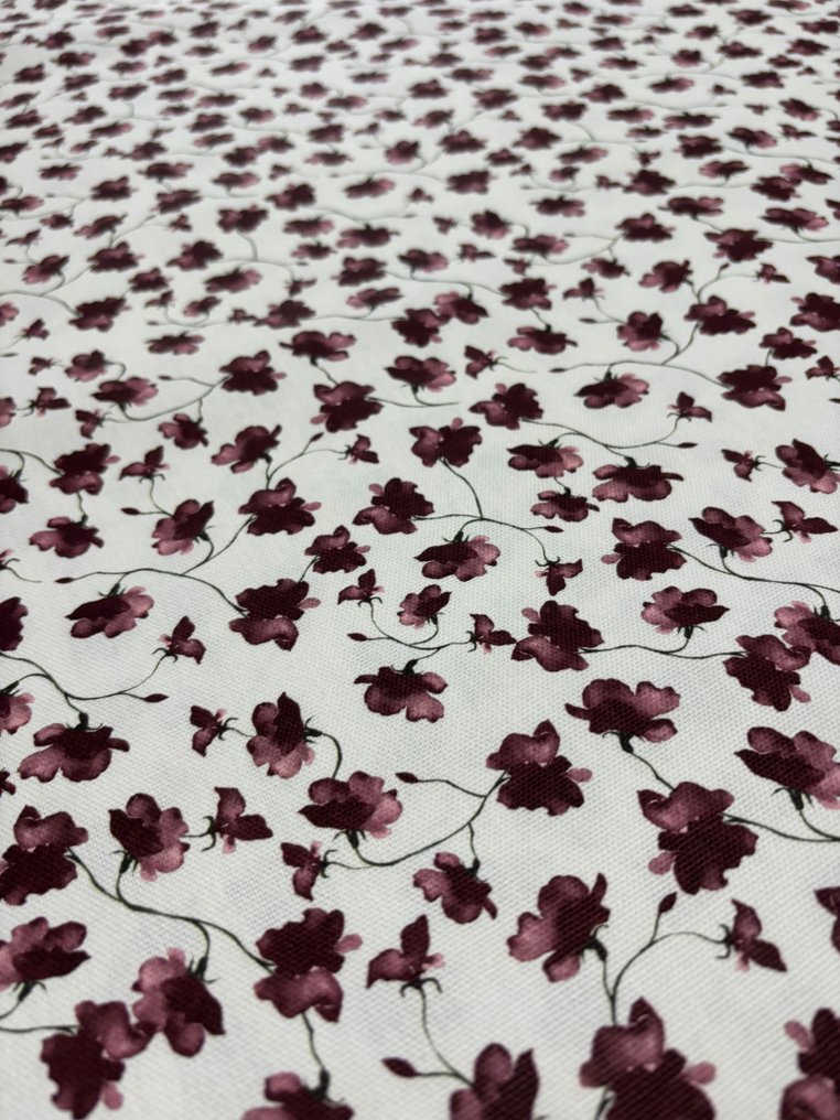 Τουλίπα Βαν Γκογκ, αποκλειστικό ύφασμα Panama 100% βαμβάκι, OEKO TEX STANDARD, σχέδιο με τουλίπες - Ύφασμα ταπετσαρίας  - 500 cm - 140 cm #1.0