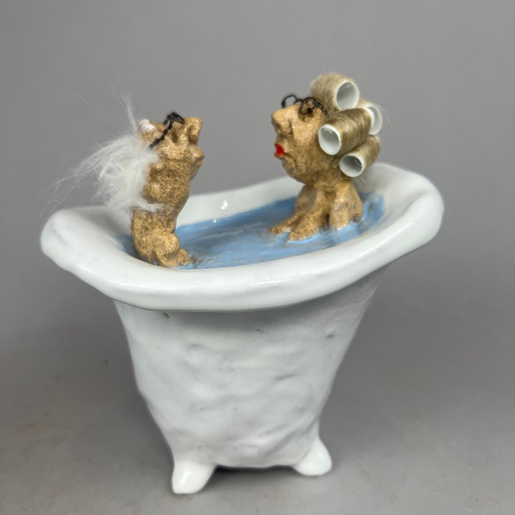 Anna Em - Γλυπτό, The wedding Anniversary - hand made - 17 cm - Κεραμικό - 2025 #2.1