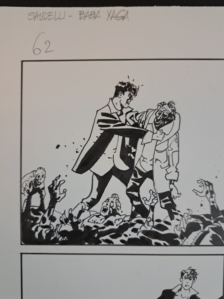 Saudelli, Franco - 1 Original page - Dylan Dog - Baba Yaga - 2016 #2.1