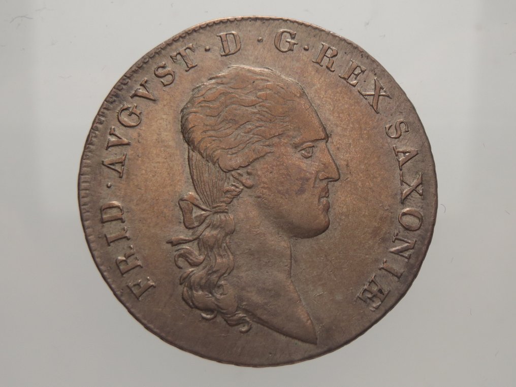 德国，萨克森州 弗里德里希 奥古斯特. 2/3 Thaler (taler) 1813 #3.2