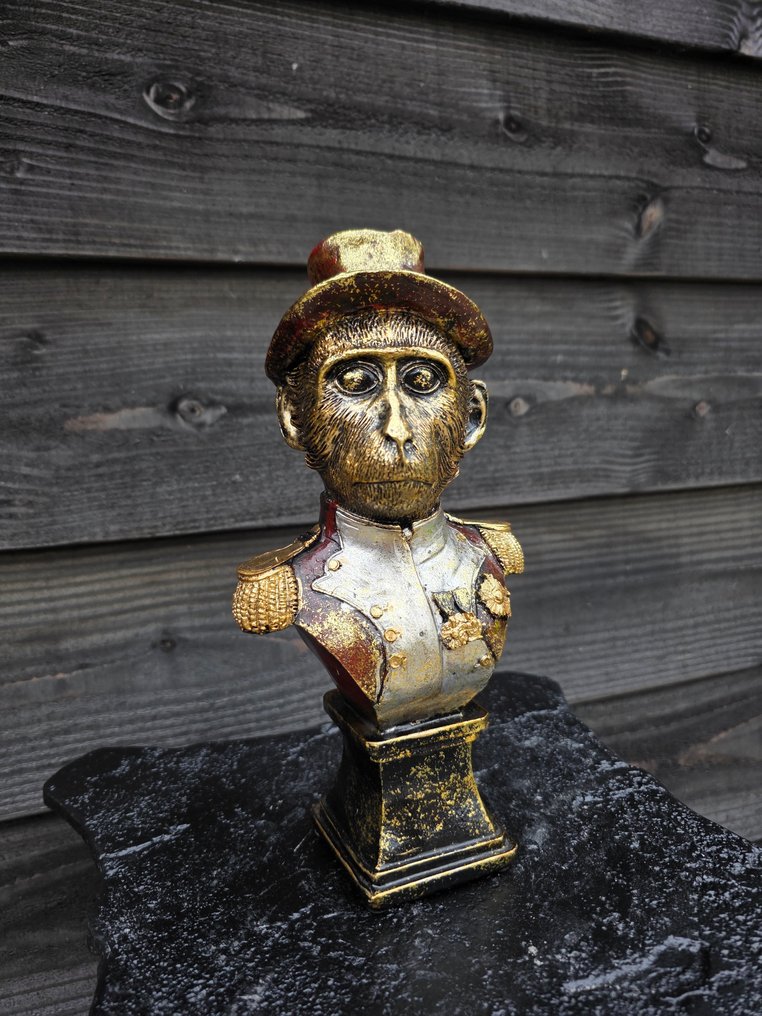 Άγαλμα, Dandy Style Monkey - 26,5 cm - Ρητίνη #2.1