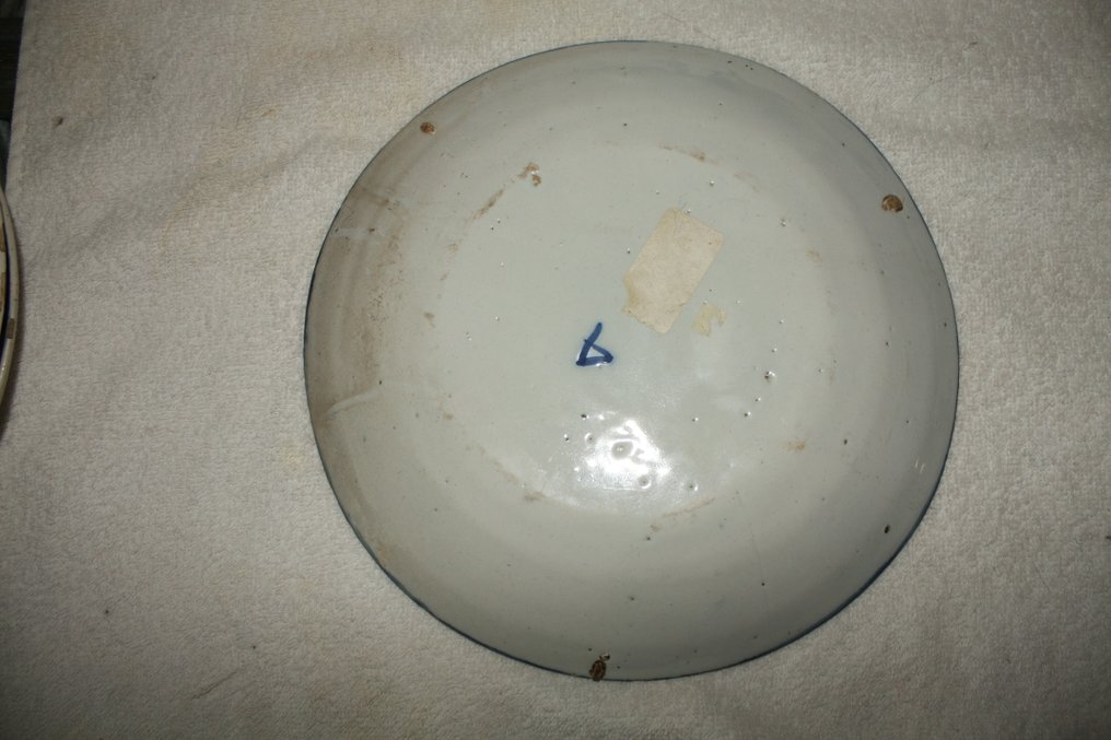 Delft, Plateelbakkerij - Πιατάκι (4) - Πήλινο - 4 αρχαία πιάτα στο Delft #2.1