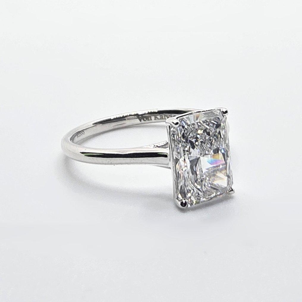 Anillo - 14 quilates Oro blanco -  2.02ct. tw. Diamante (Lab-grown) - Certificado #2.1