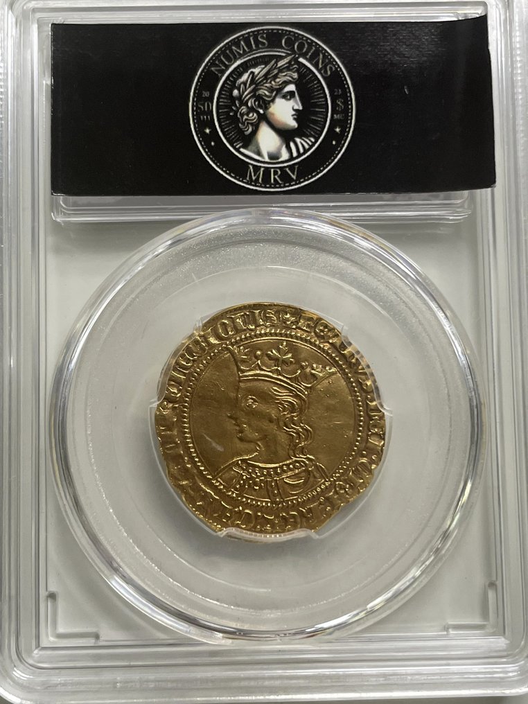 . Kingdom of Castile and León Pedro I (1350-1368). Dobla de 35 Maravedís Sevilla #2.1