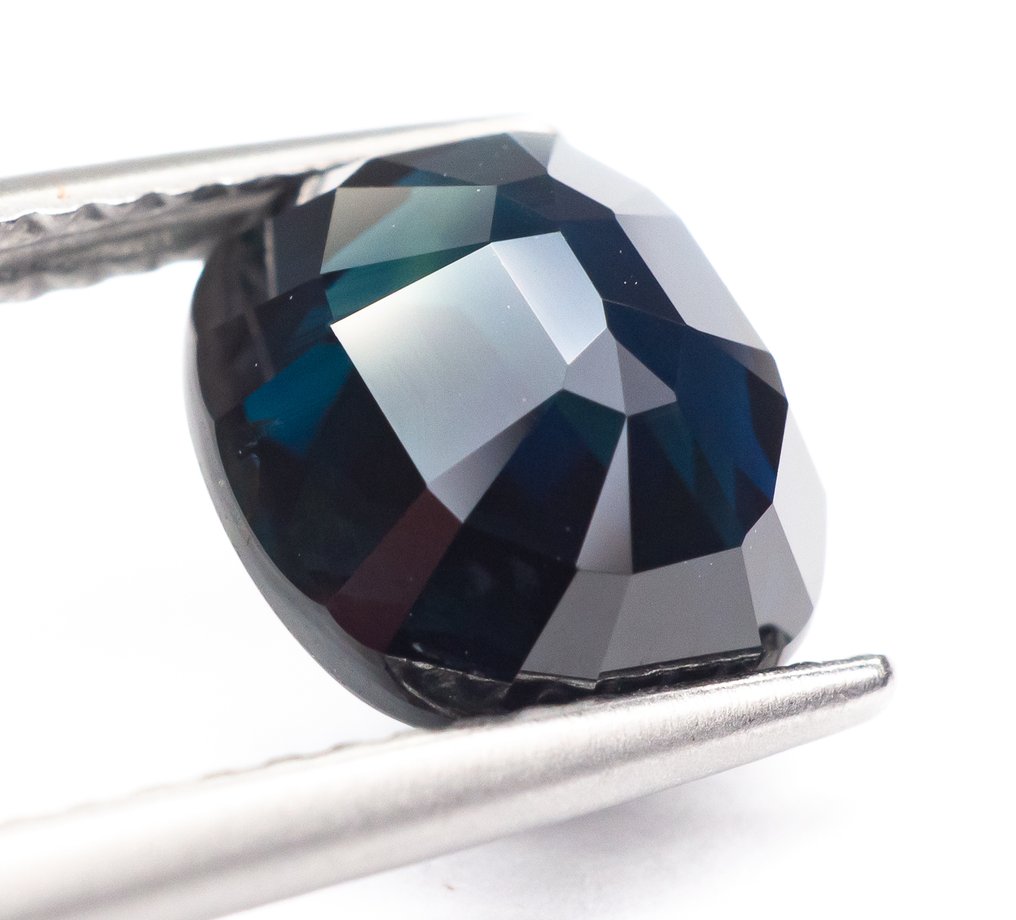 Ohne mindestpreis Saphir - 3.33 ct - Gem Report Antwerp (GRA) - Dunkelblau #3.2