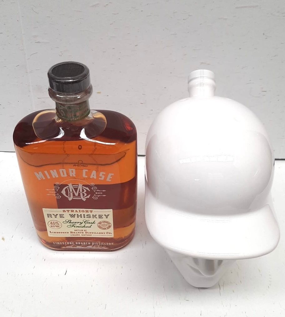 Minor Case Rye - Sherry Cask Finished + Grand Slam 10yo Bourbon Baseball Decanter  - 700ml - 2 μπουκαλιών #4.3