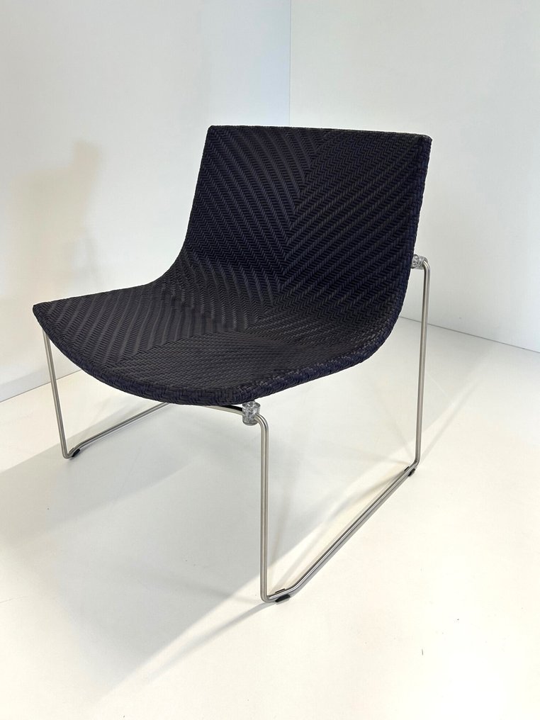 Bonacina - Tito Agnoli - Πολυθρόνα - Chylium Lounge κλείνει. - Acciaio / Polypeel - ΝΕΟ #1.0