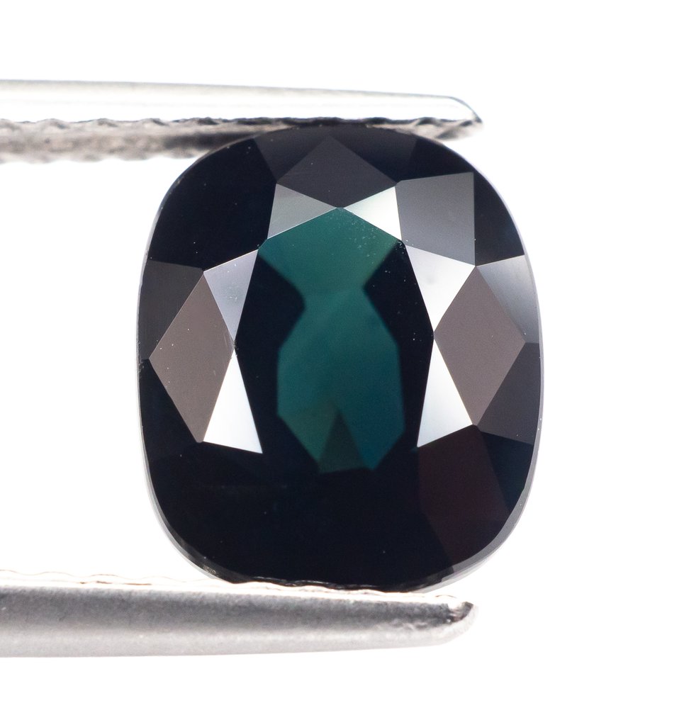 没有保留价 蓝宝石  - 3.10 ct - 安特卫普宝石报告（GRA） - 深蓝色 #1.0