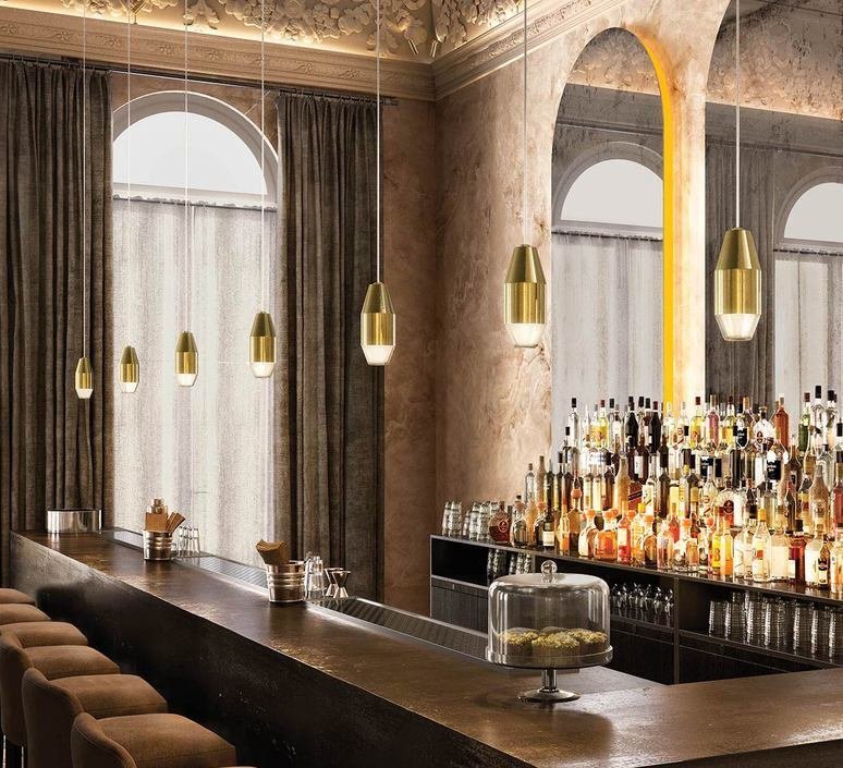 KDLN - David Pompa - Hängelampe - Yuma - Metall, Glas #1.0