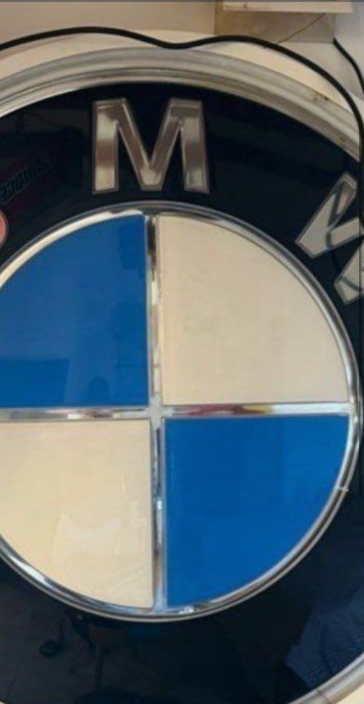 Sign - BMW - Logo mural lumineux BMW - 1970 #1.0