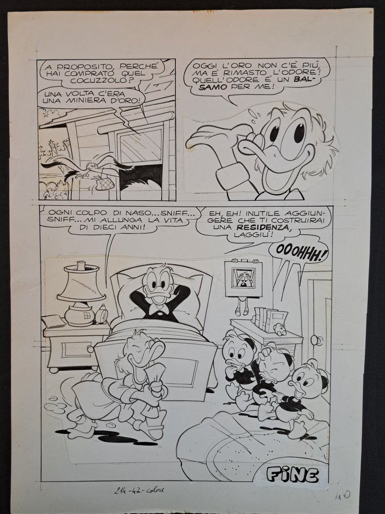 De Vita, Massimo - 1 Original page - Paperinik e il Dramma Ciclico #1.0