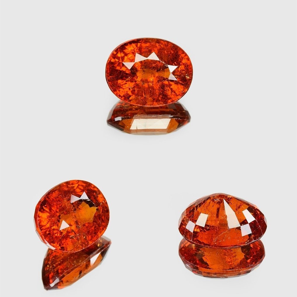 1 pcs Arancione Essonite - 15.37 ct - Antwerp Laboratory for Gemstone Testing (ALGT) #3.2