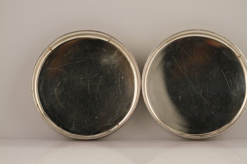 GAB Guldsmedsaktiebolaget I Stockholm - Carl Fredrik Carlman - Scatola (2) - .830 argento #4.3