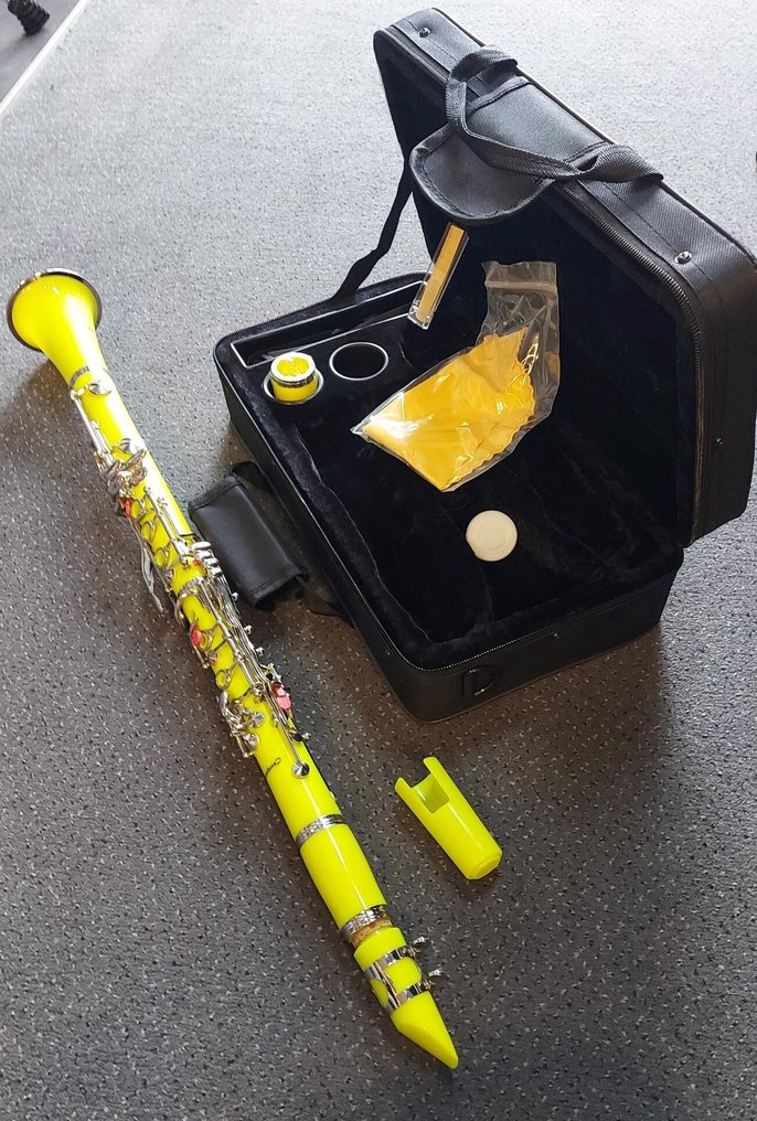 Cherrystone - CLB-YE geel, Böhmsysteem in koffer -  - B♭clarinet  (No reserve price) #1.0