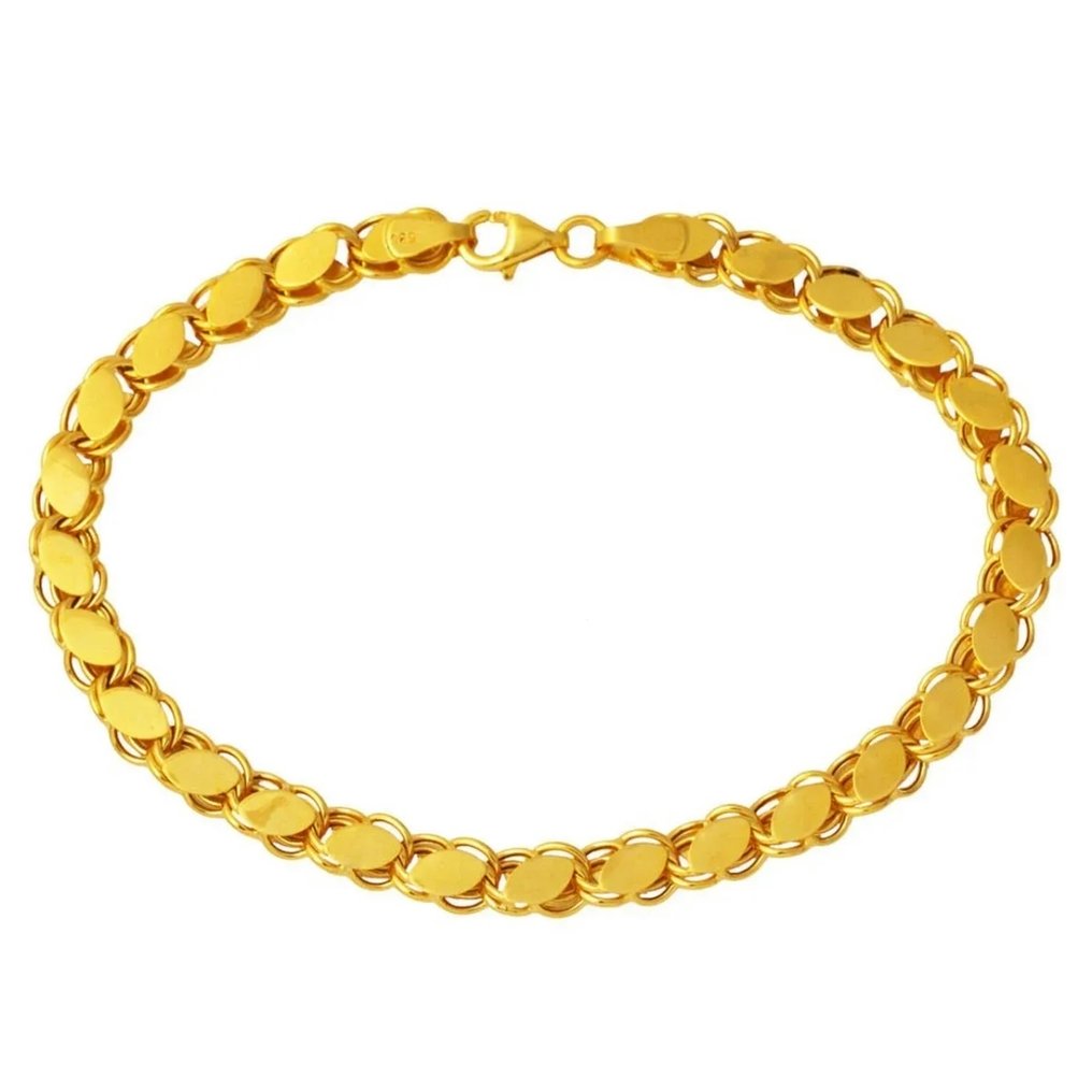 Handmade - 手鍊 - 14 克拉 黃金 - Mirror Rope - 5.20 毫米 #1.0