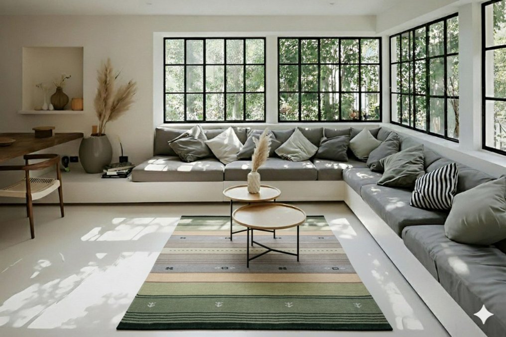 No reserve! Soft striped Gabbeh - Rug - 150 cm - 90 cm - unused condition #4.3