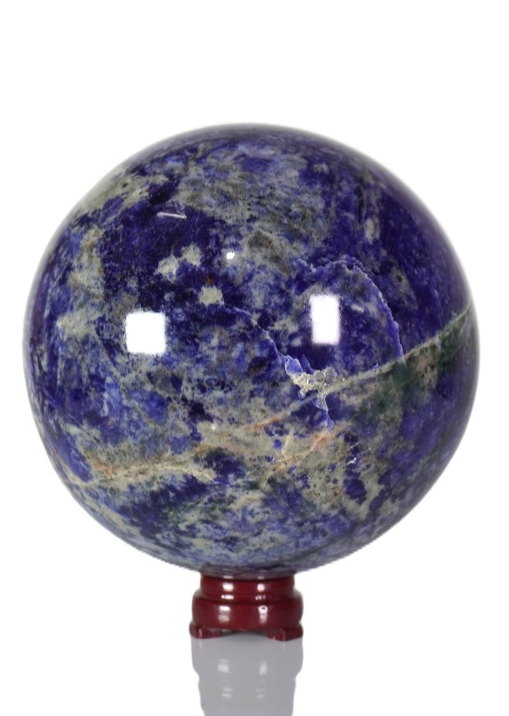 Sodalite Sphere - Height: 180 mm - Width: 180 mm- 8.3 kg - (1) #3.2