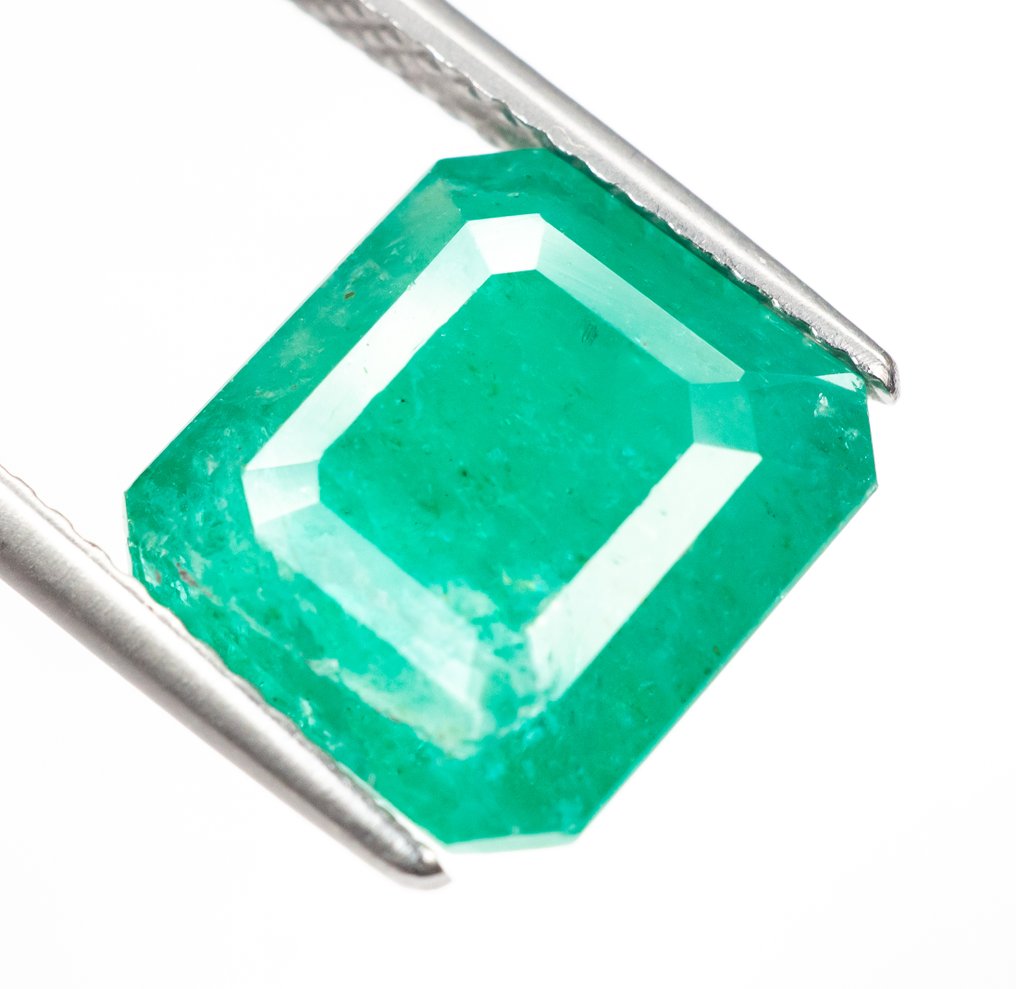 Fără preț de rezervă Smarald - 5.58 ct - IGI (Institutul gemologic internațional) - Verde albăstrui intens #2.1