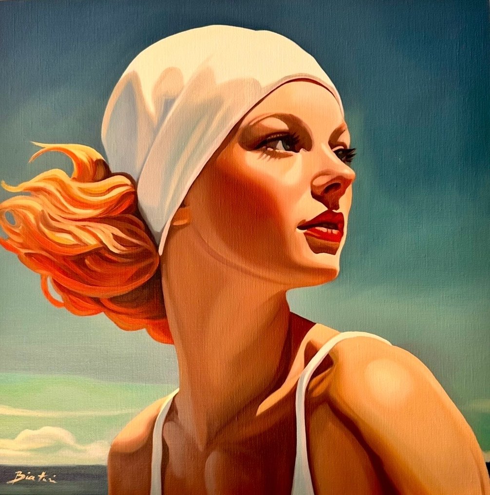 Biatturi Irina - Baigneuse à la plage #1.0