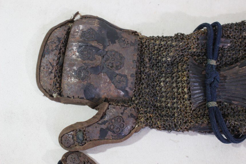 Πανοπλία - Ιαπωνία - Shiwa Fukube Kote του Samurai Yoroi : E3-101 Edo Period (1600-1868) #3.2