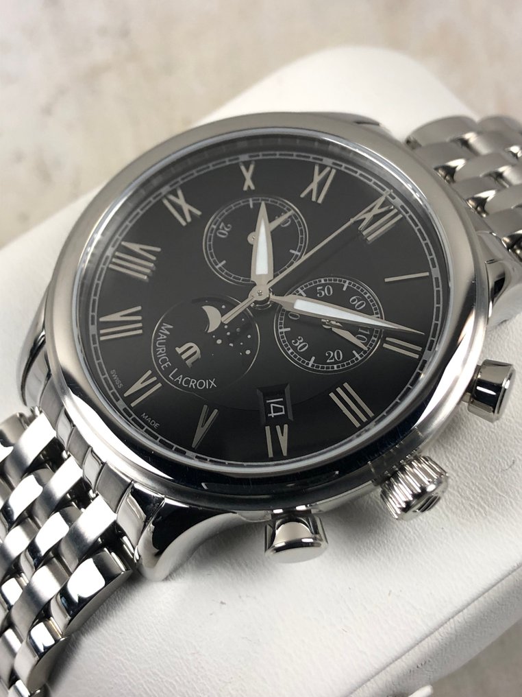 Maurice Lacroix - Les Classiques Chronograph Moonphase - LC1138.SS002.310 - 男士 - 2010-2020年  #1.0