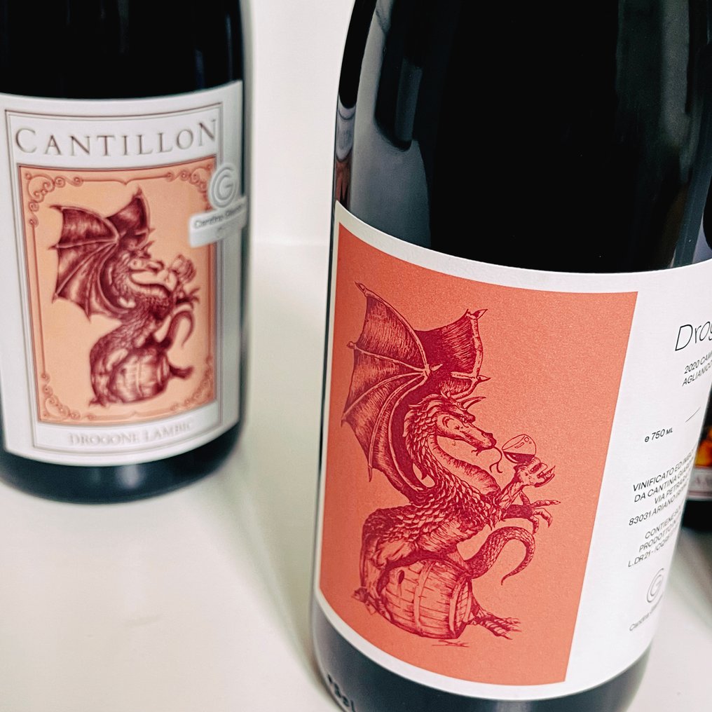 Cantillon & Cantina Giardino - Sophia Lambic, 2x Drogone Lambic, BiSiWi & 2 Wines - 75cl - 6 bottles #4.3
