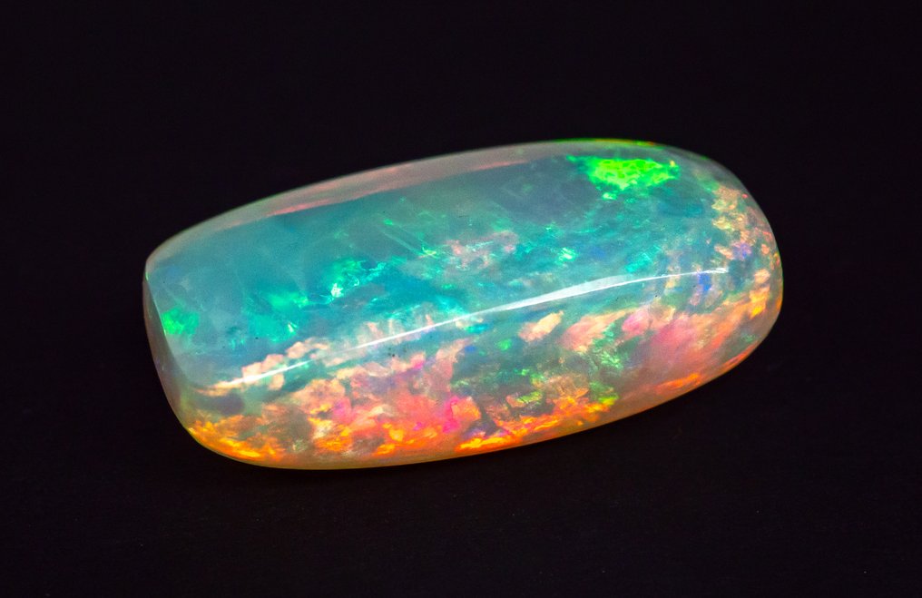 Nincs minimálár Opál - 32.72 ct - Gem Report Antwerpen (GRA) - Fehér 'Színek játéka' #3.2